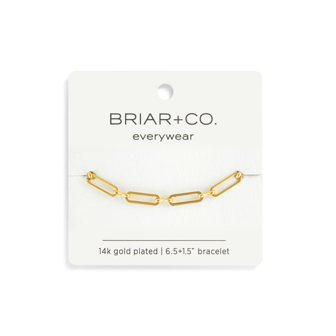 Gold Paperclip Chain Bracelet thumbnail