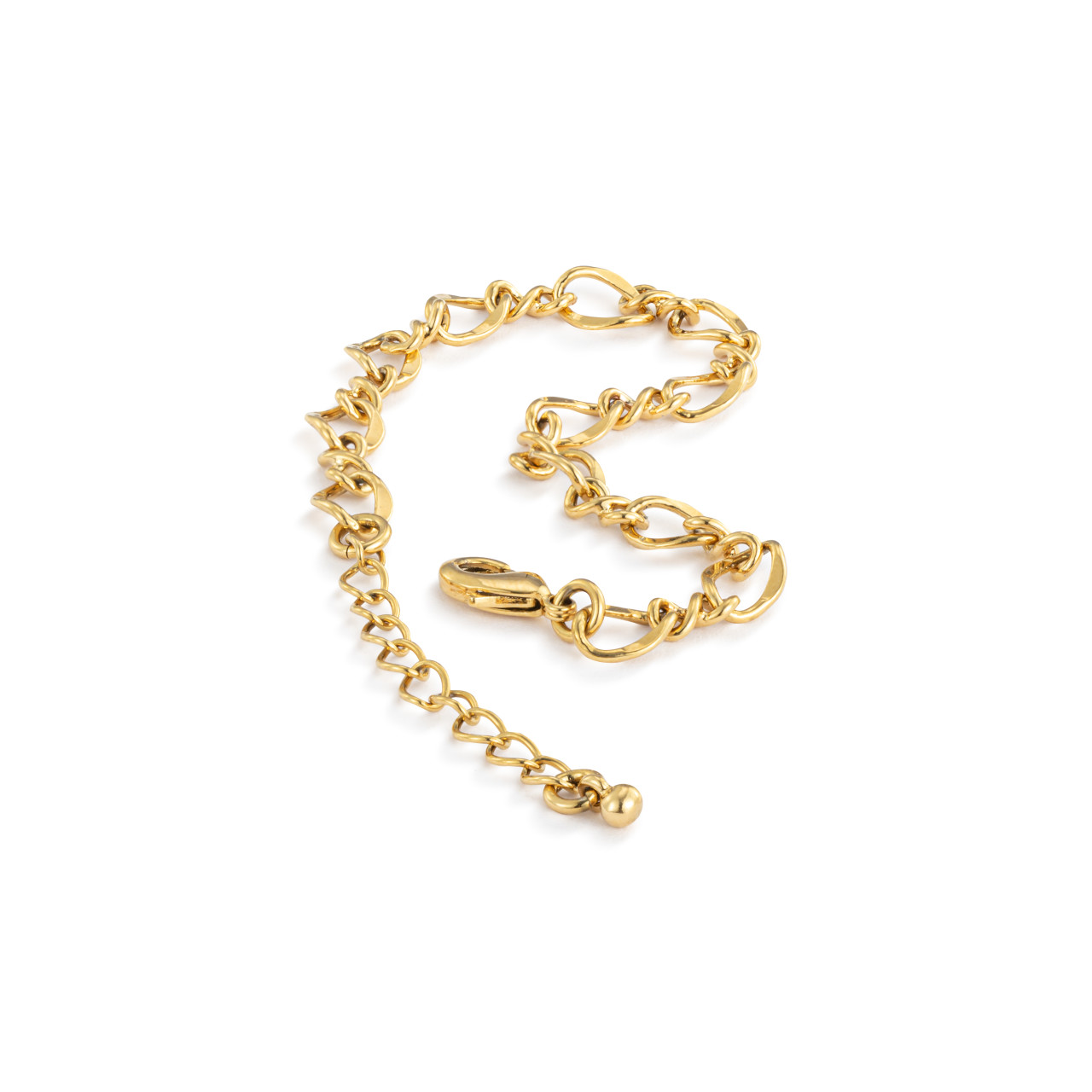 Gold Twisted Chain Bracelet thumbnail