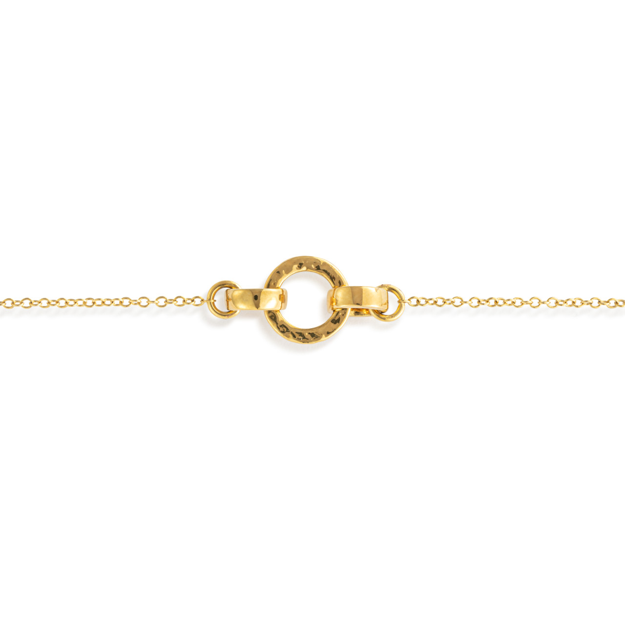 Gold Interlocking Rings Bracelets thumbnail
