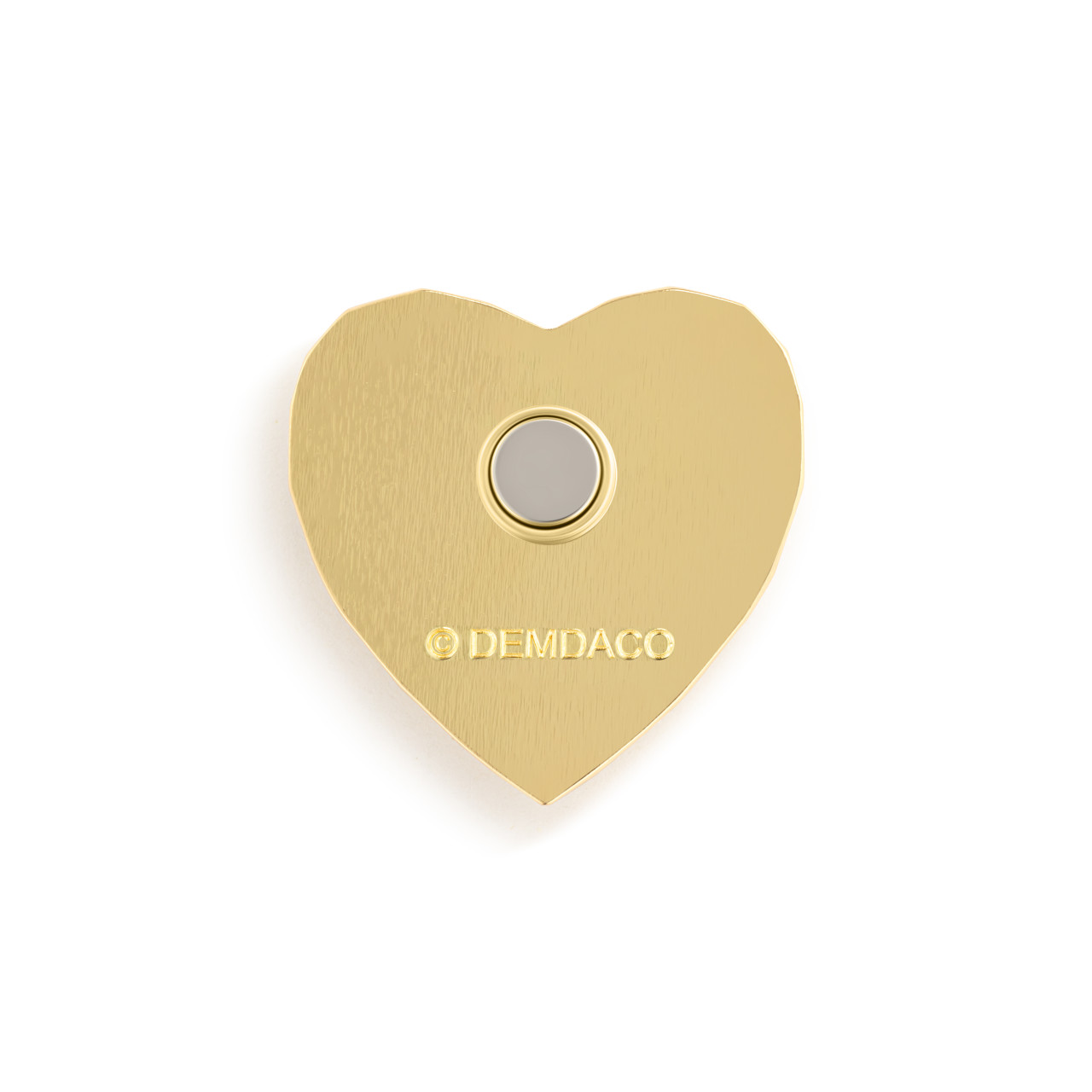Gold Heart Magnetic Frame Charm - 1.5in thumbnail