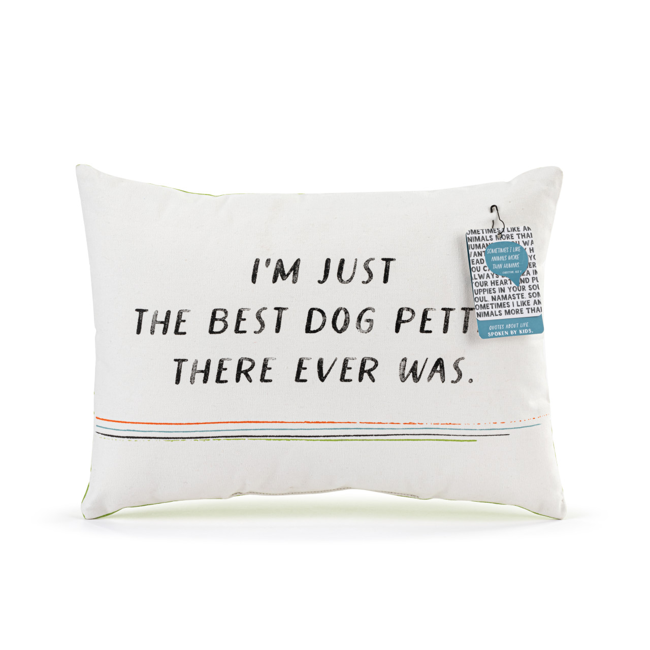 Best Dog Petter Green Accent Pillow thumbnail