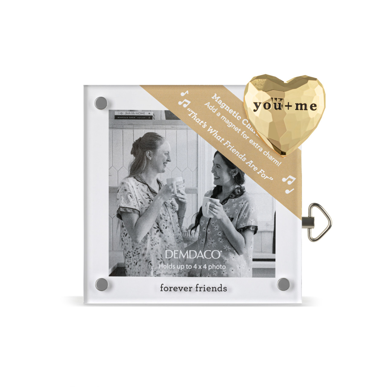 Forever Friends Acrylic Magnetic Musical Frame-4in thumbnail