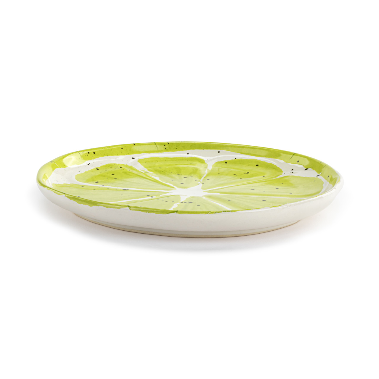 Lime Shaped Ceramic Plate - 8in thumbnail
