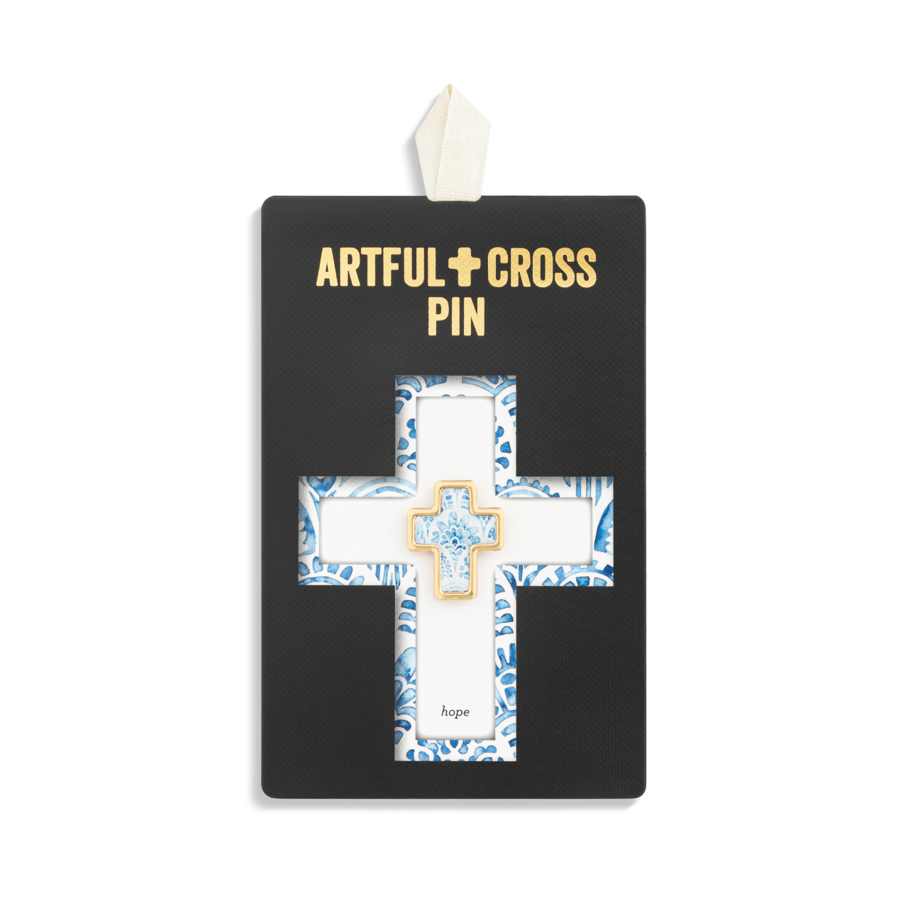 Artful Cross Hope Pin thumbnail