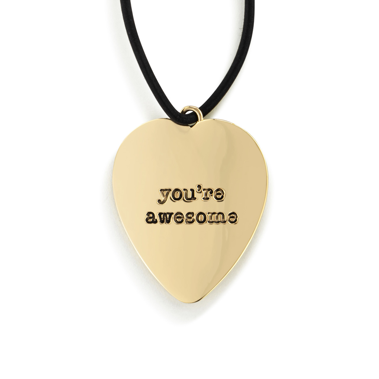 You're Awesome Heart Bottle Tag - 2in thumbnail