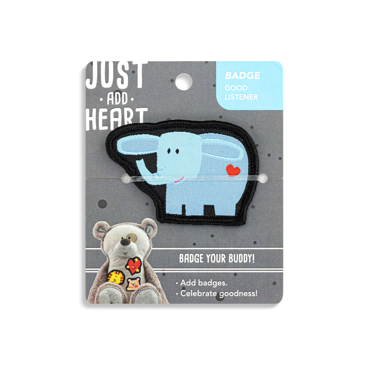 Beary Good Listener Badge - 2in thumbnail