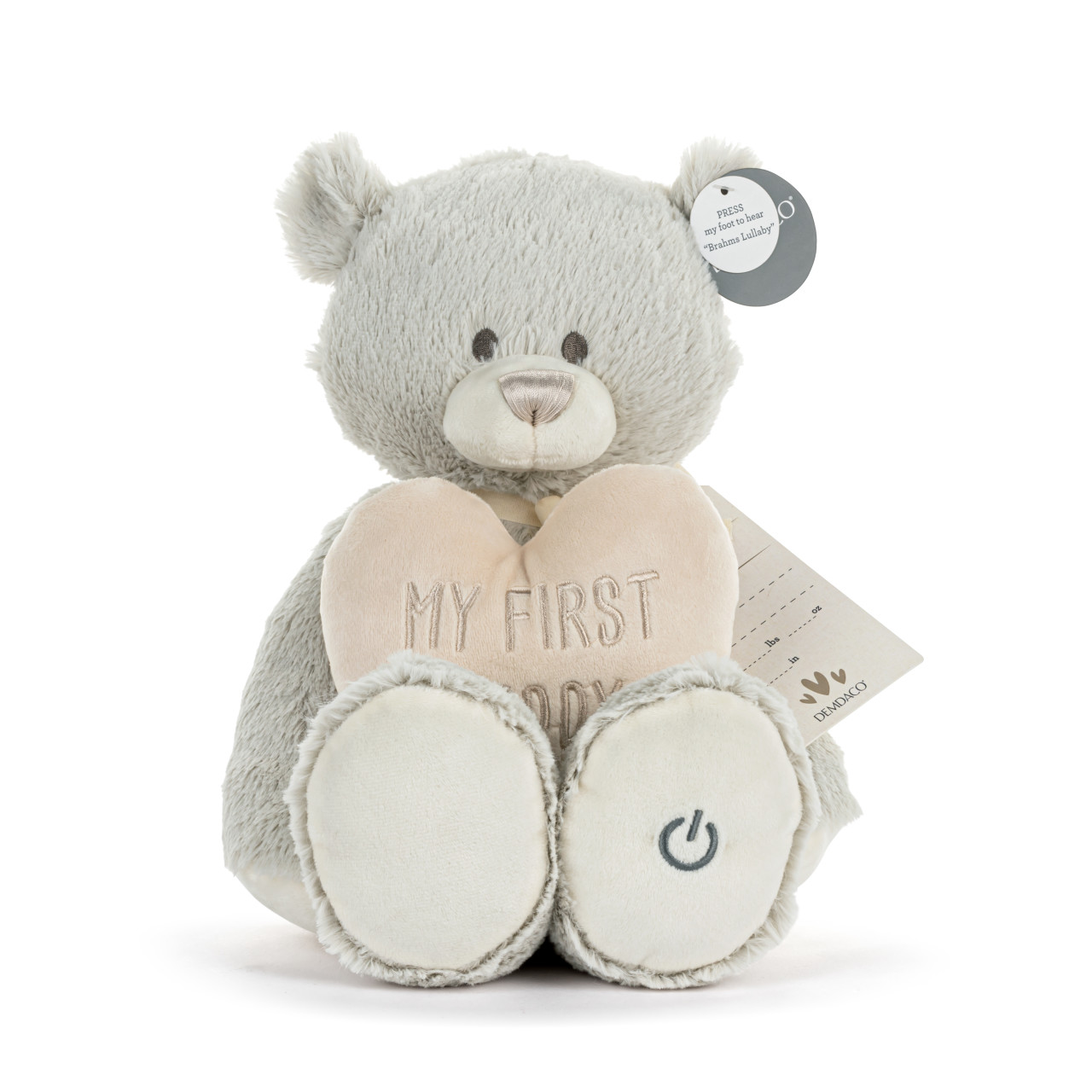 My First Teddy Neutral Mechanical Plush - 16in thumbnail