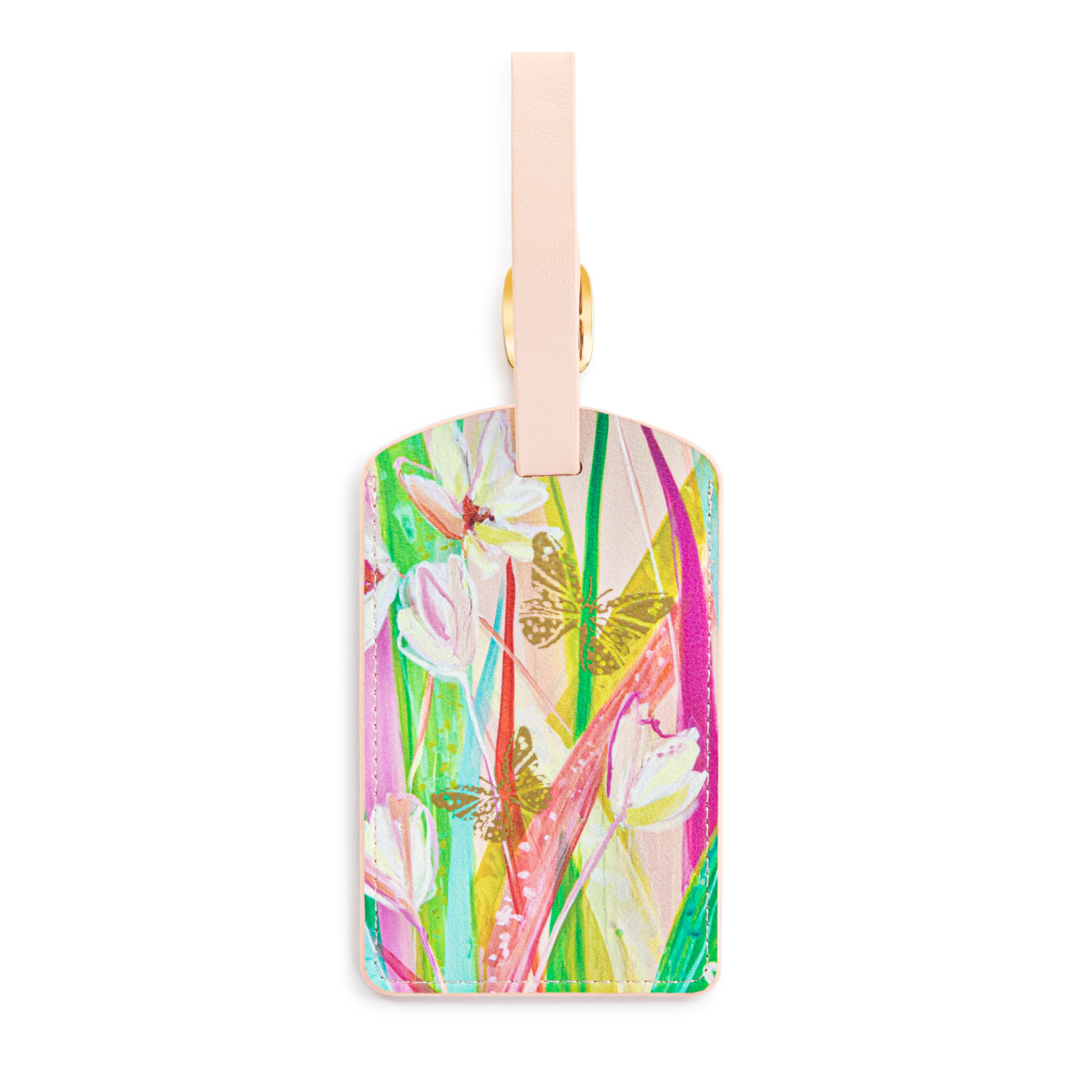 Floral Luggage Tag - 2.5x4.5in thumbnail