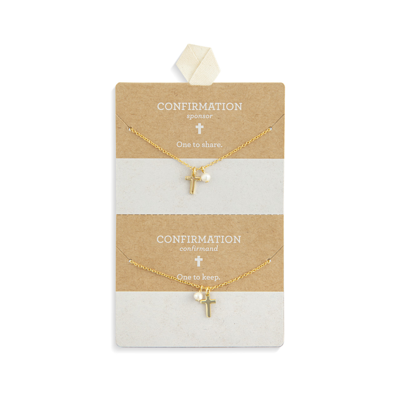 Gold Keep & Share Confirmation Necklace - 18in thumbnail