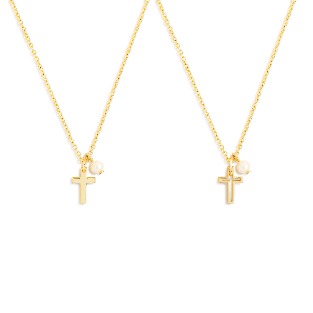 Gold Keep & Share Confirmation Necklace - 18in thumbnail