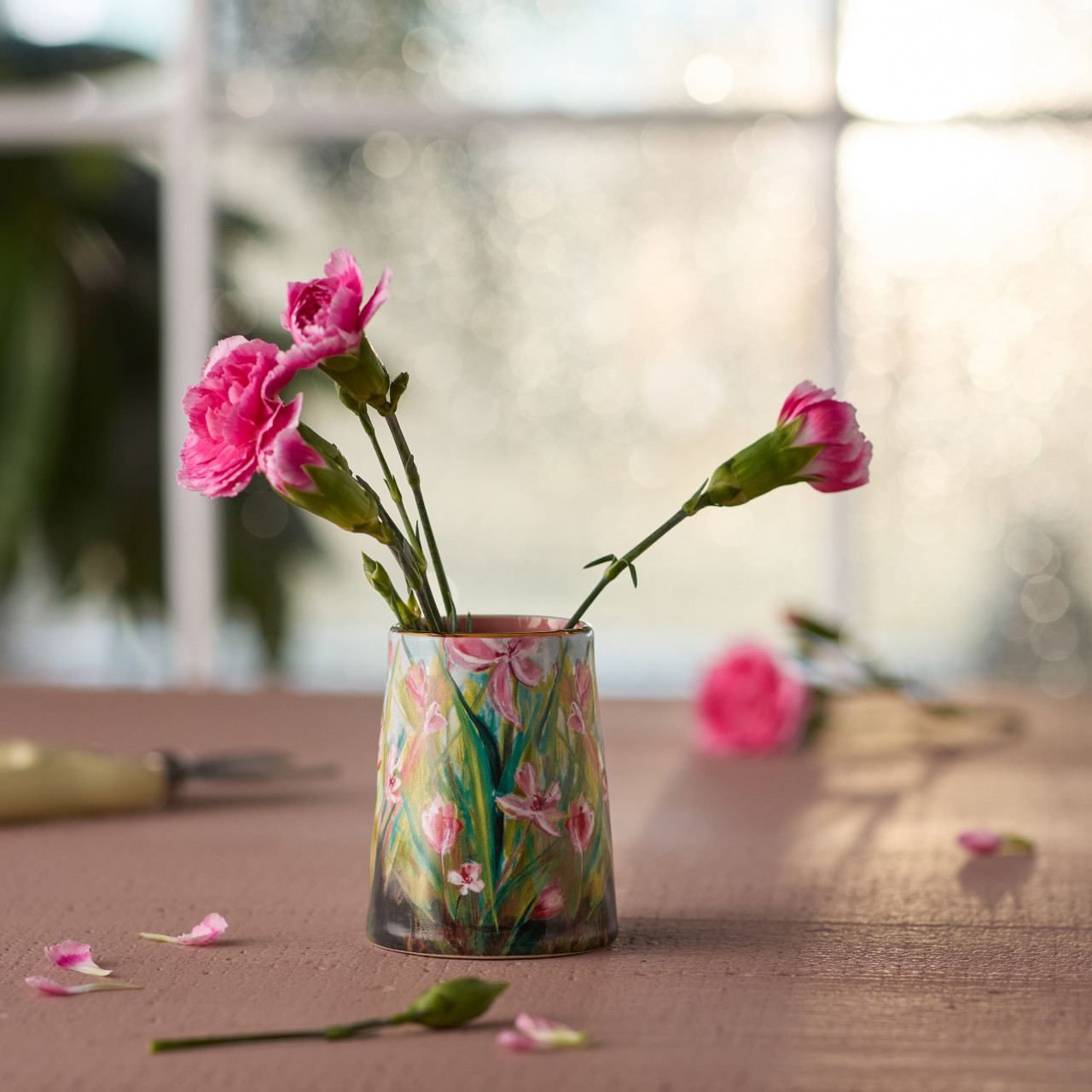 Floral Stems Picked With Love Vase - 2x3in thumbnail