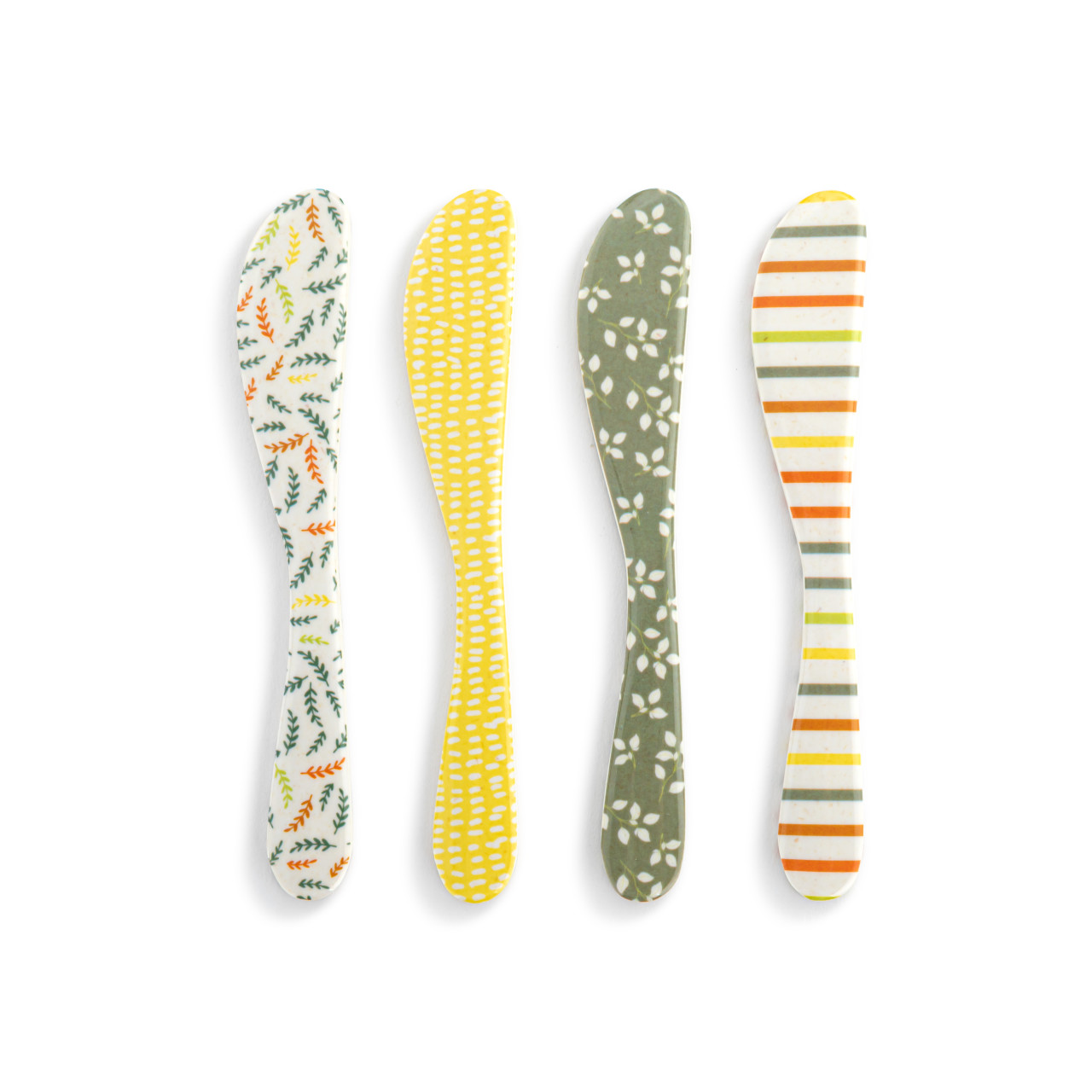 Warm Tones Bamboo Melamine Spreaders Set of 4 thumbnail