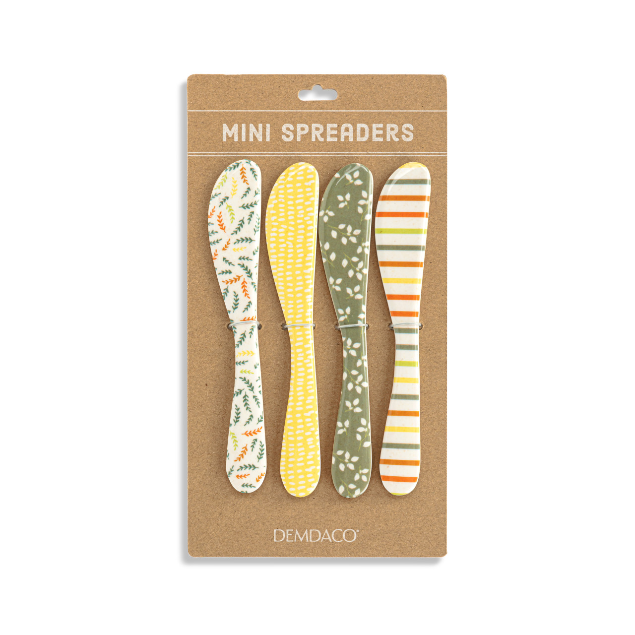 Warm Tones Bamboo Melamine Spreaders Set of 4 thumbnail