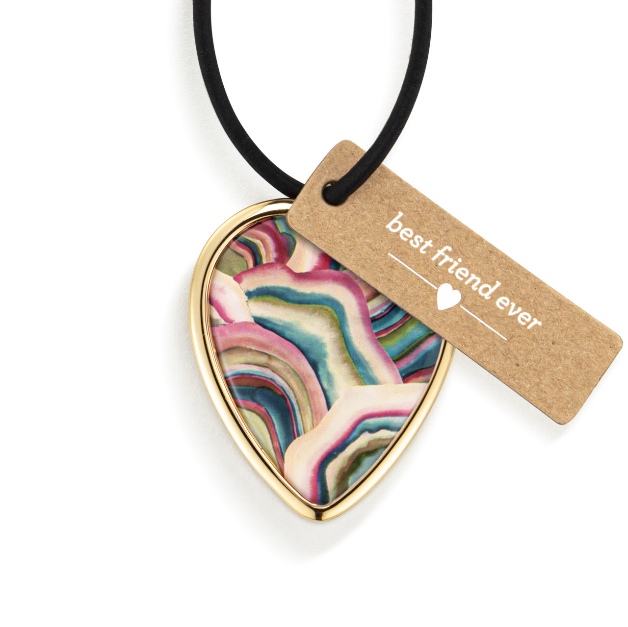 Forever Friends Heart Bottle Tag - 2in thumbnail