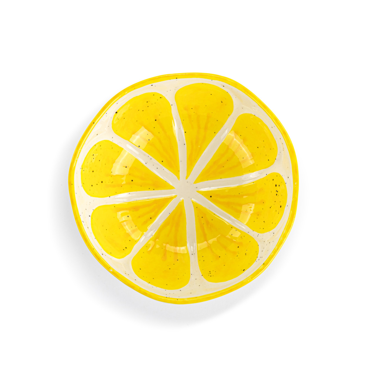 Lemon Shaped Ceramic Mini Bowl thumbnail