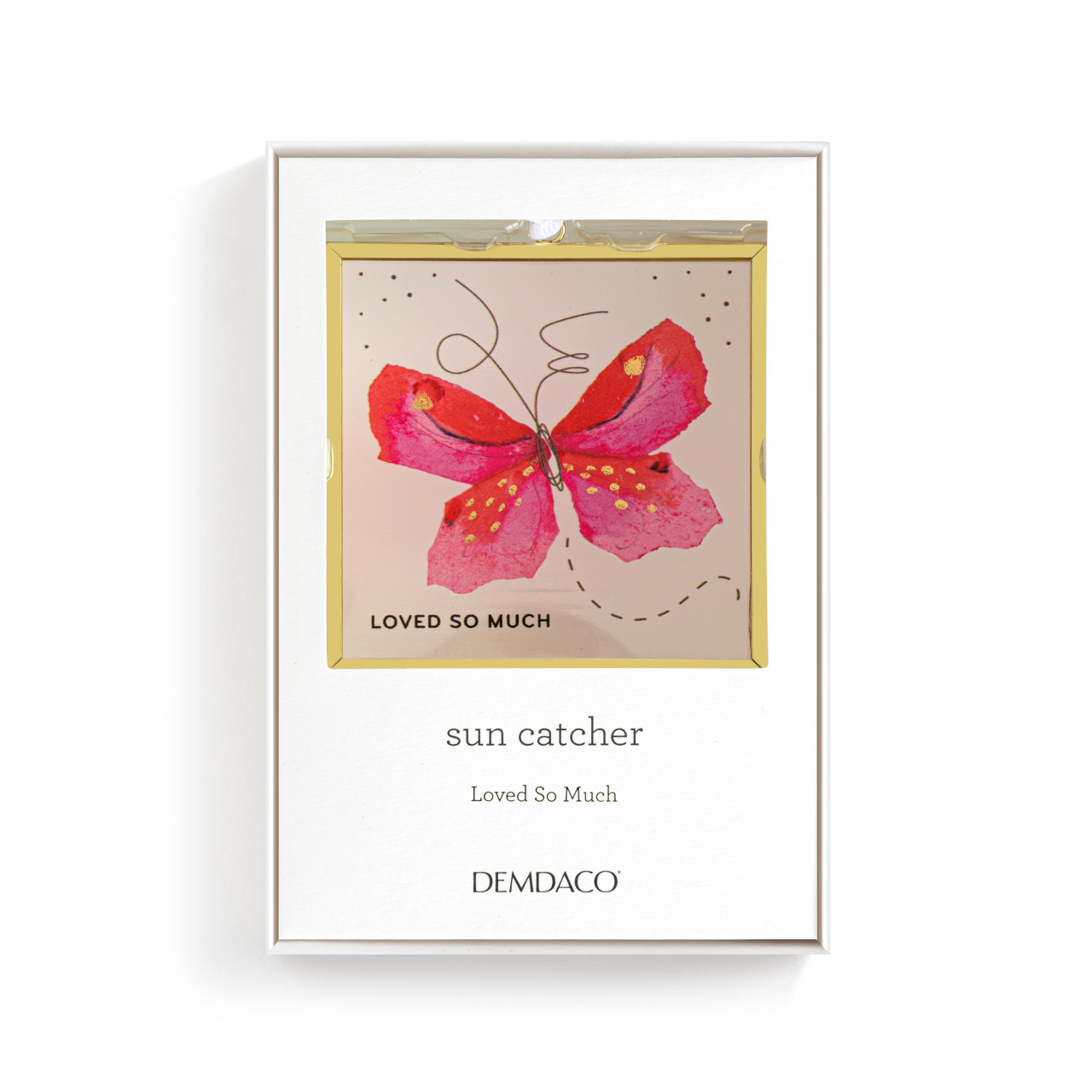 Loved So Much Butterfly Suncatcher - 3x3in thumbnail