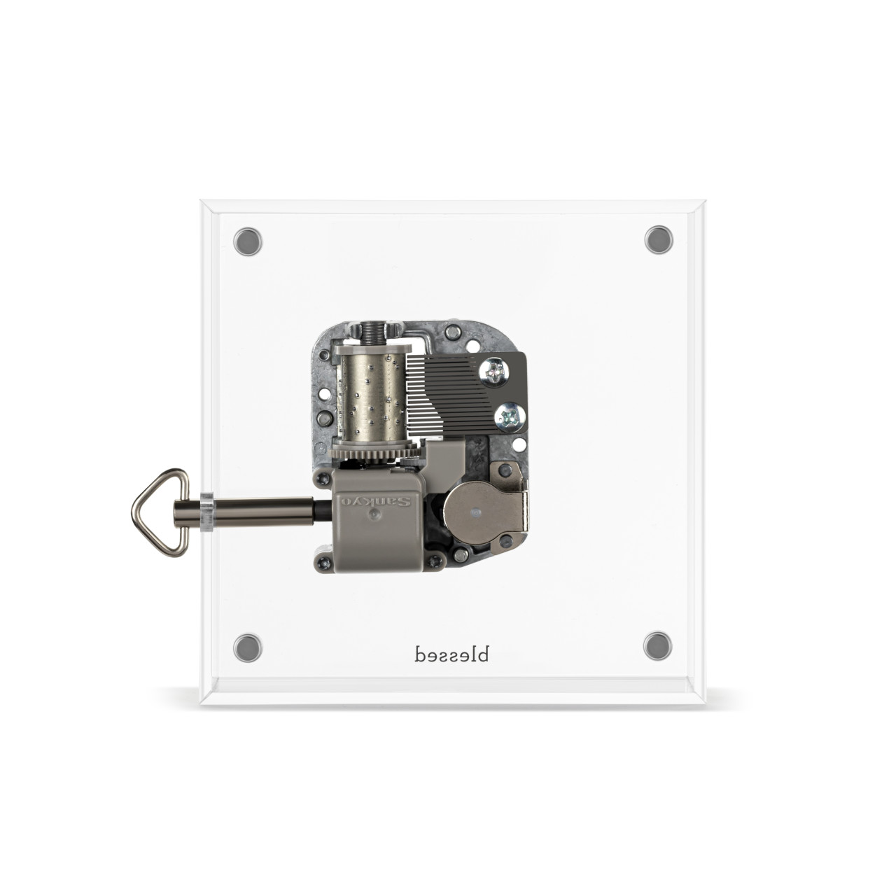 Blessed Acrylic Magnetic Musical Frame - 4in thumbnail