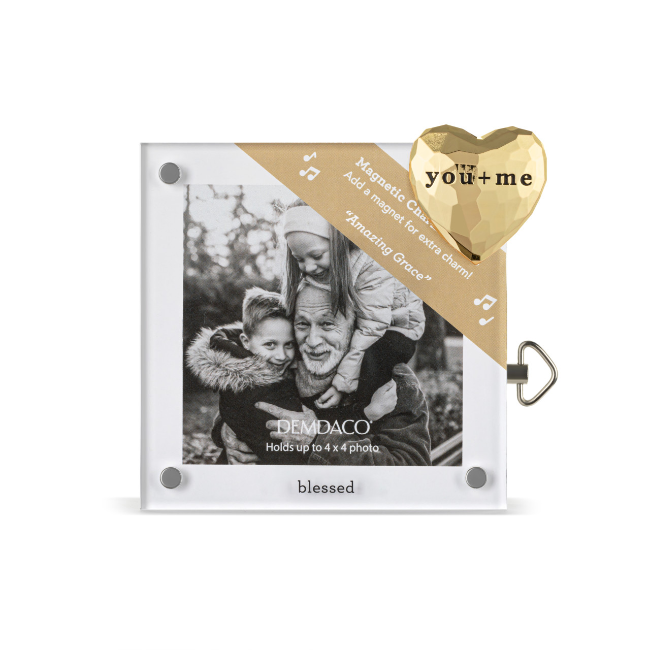 Blessed Acrylic Magnetic Musical Frame - 4in thumbnail