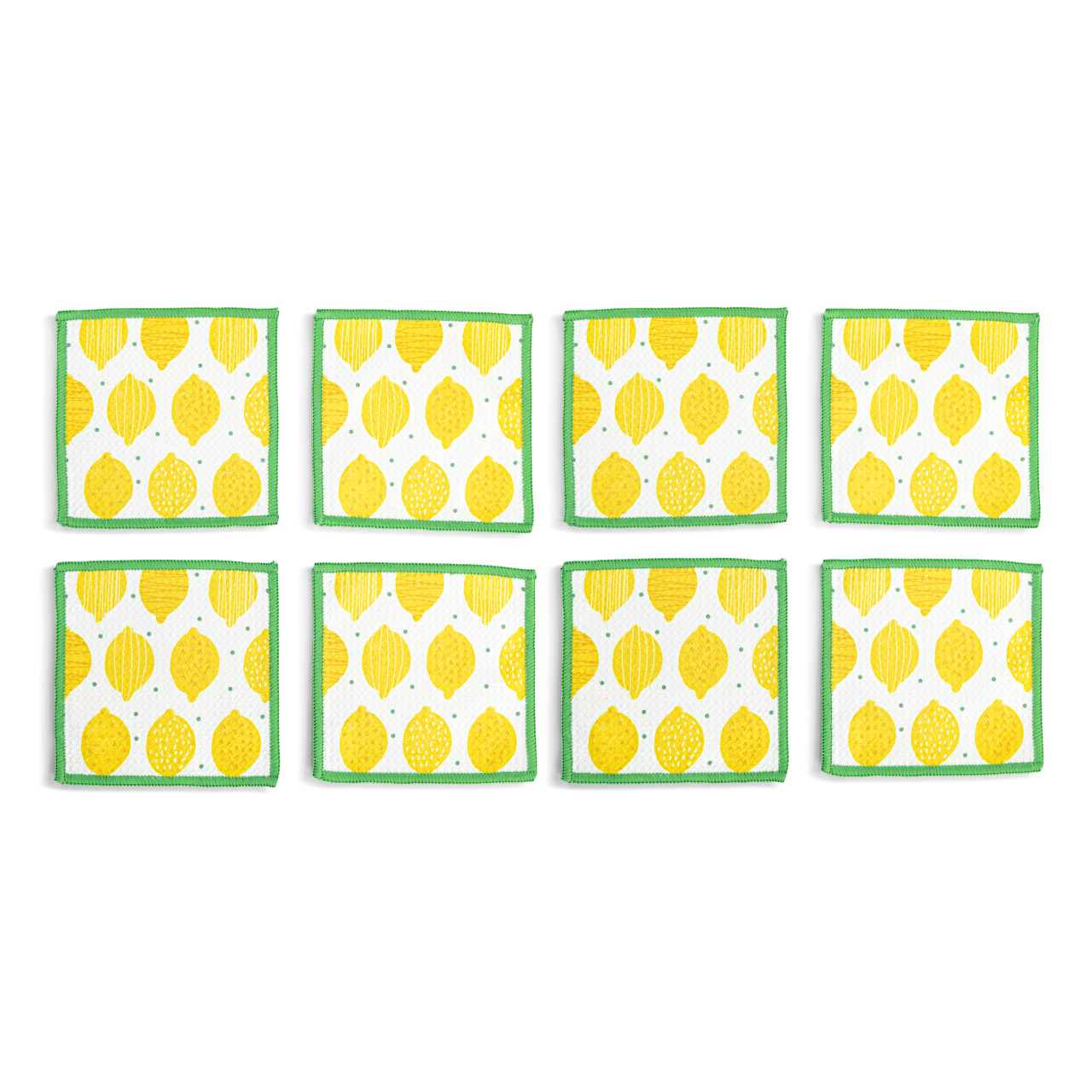 Lemons Absorbent Cocktail Napkins Set of 8 thumbnail