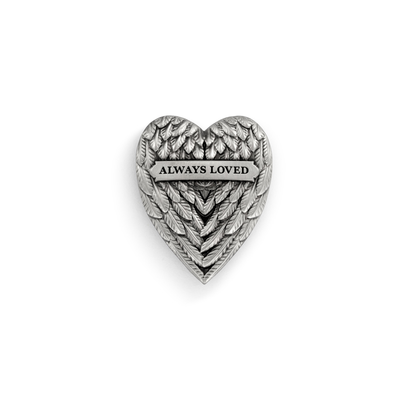 Always Loved Wing Heart Magnetic Frame Charm-1.5in thumbnail