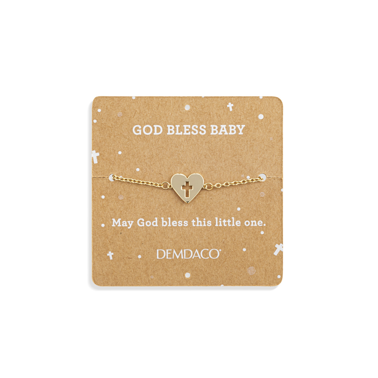 God Bless Baby Lamb + Bracelet - 8in thumbnail