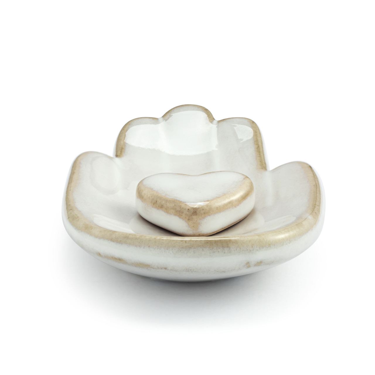 Hand in Hand Love Trinket Dish - 2x4in thumbnail