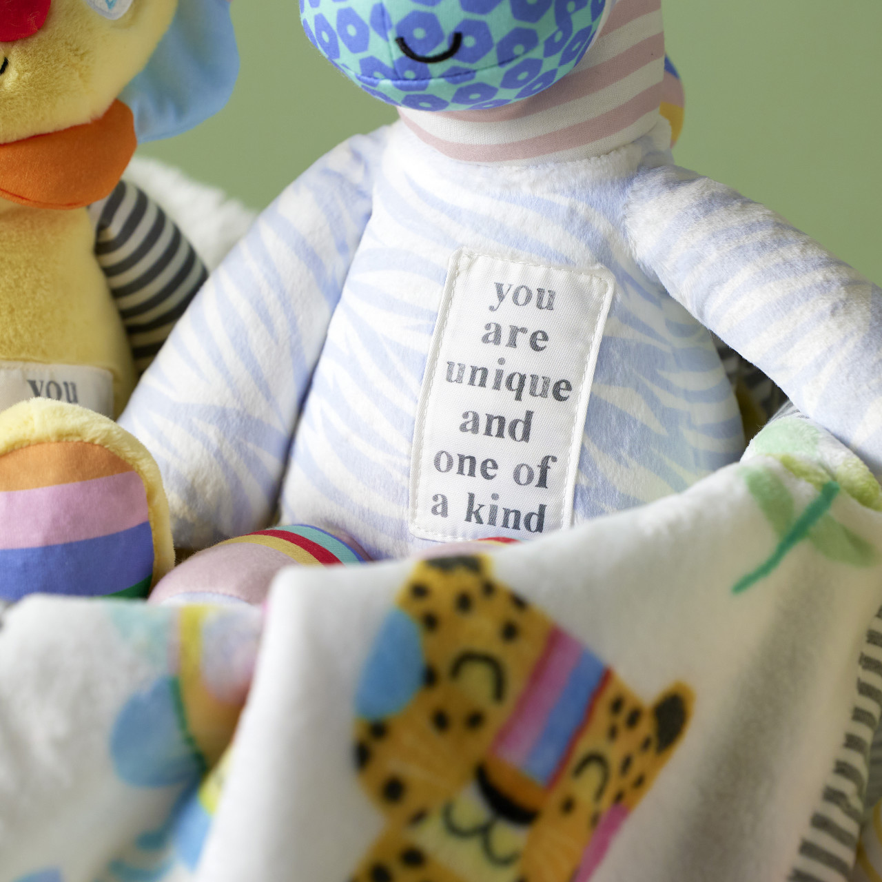 Noah's Ark Plush Zebra - 8x14in thumbnail