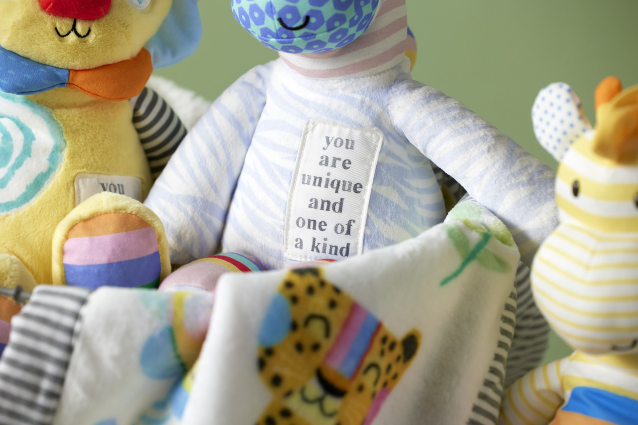 Noah's Ark Plush Zebra - 8x14in thumbnail