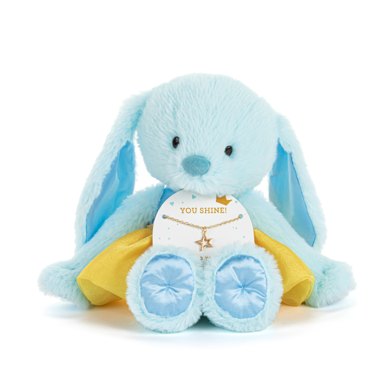 Blue Bunny + You Shine Necklace - 9in thumbnail