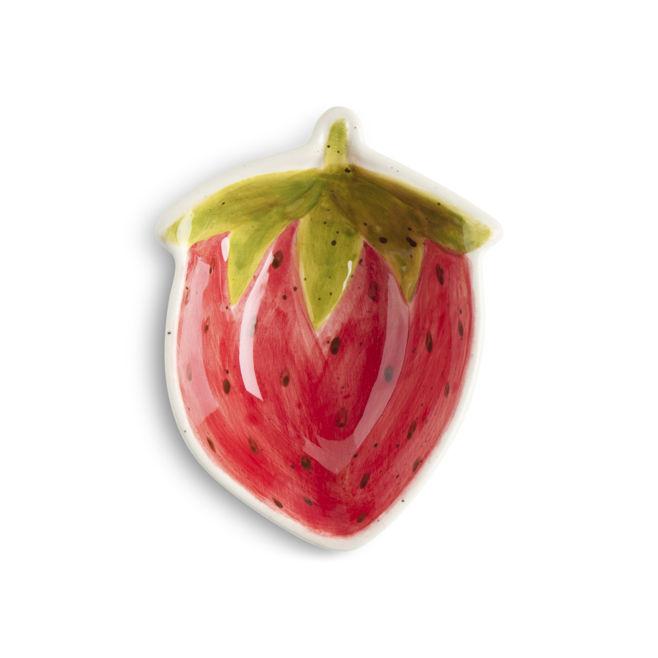 Strawberry Shaped Ceramic Mini Bowl thumbnail