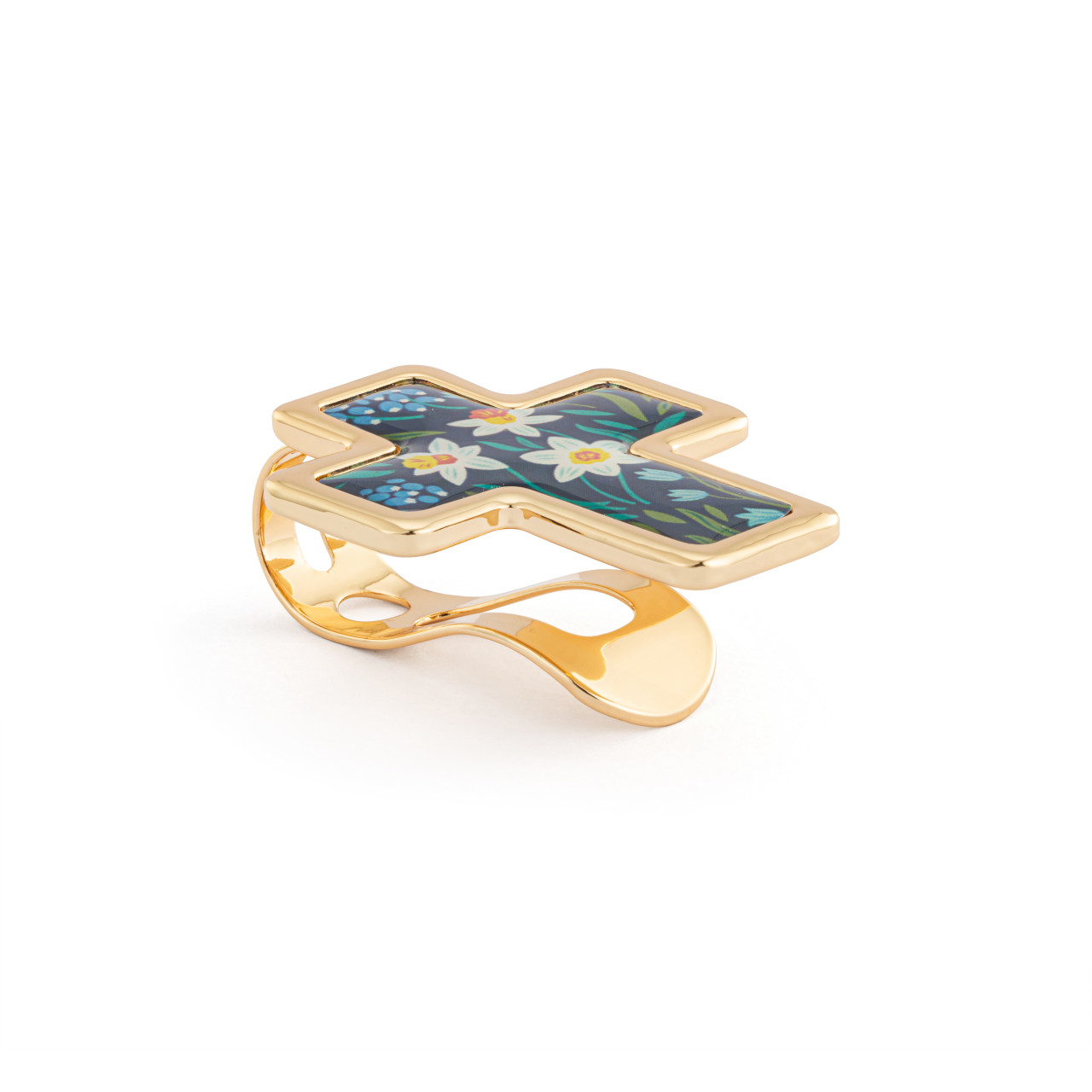 Artful Cross Blessed Visor Clip - 39x48mm thumbnail