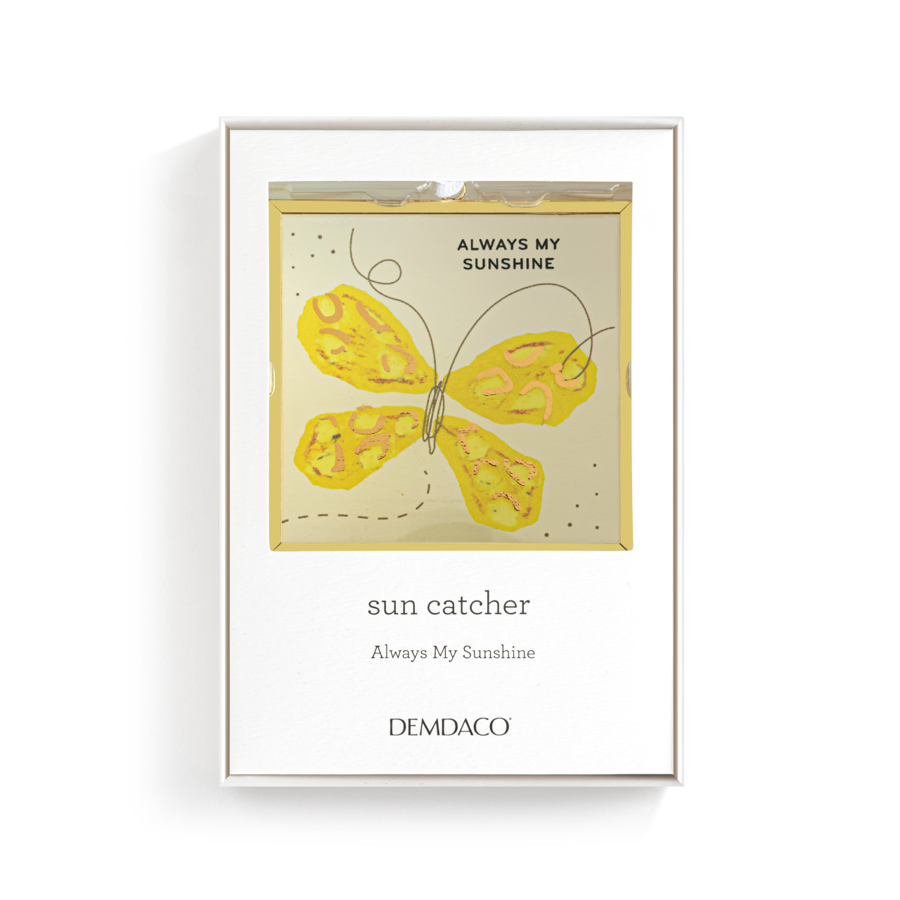 Always My Sunshine Butterfly Suncatcher - 3x3in thumbnail