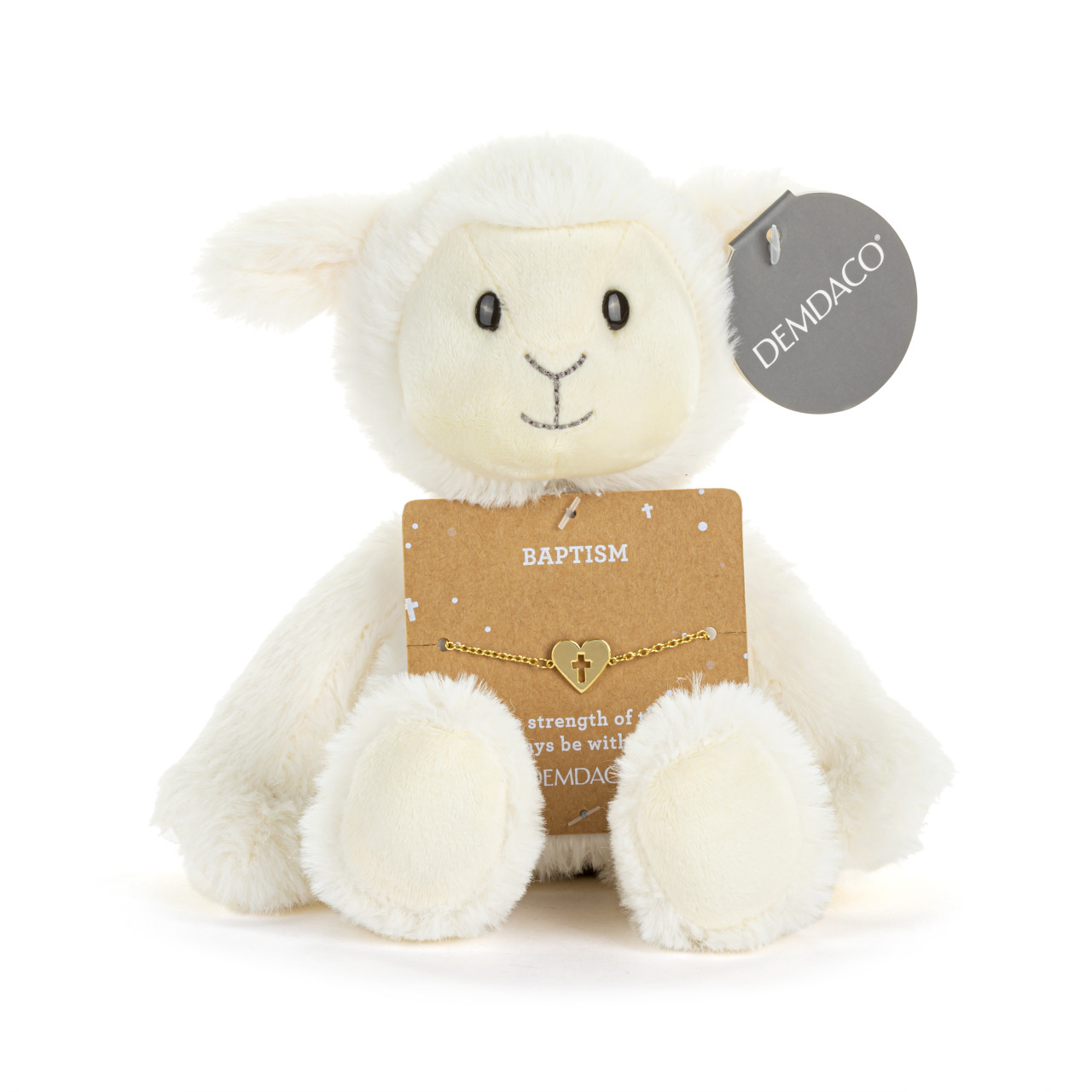 Baptism Lamb + Bracelet - 8in thumbnail