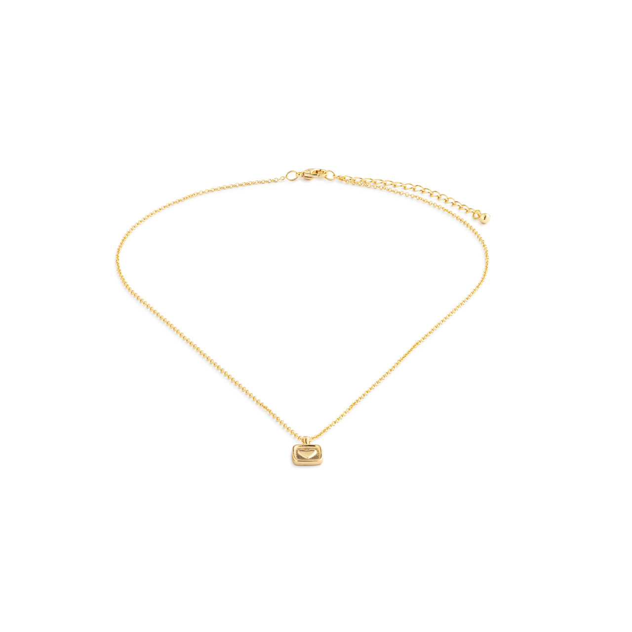 Thank You Floral Card & Gold Necklace - 16in thumbnail