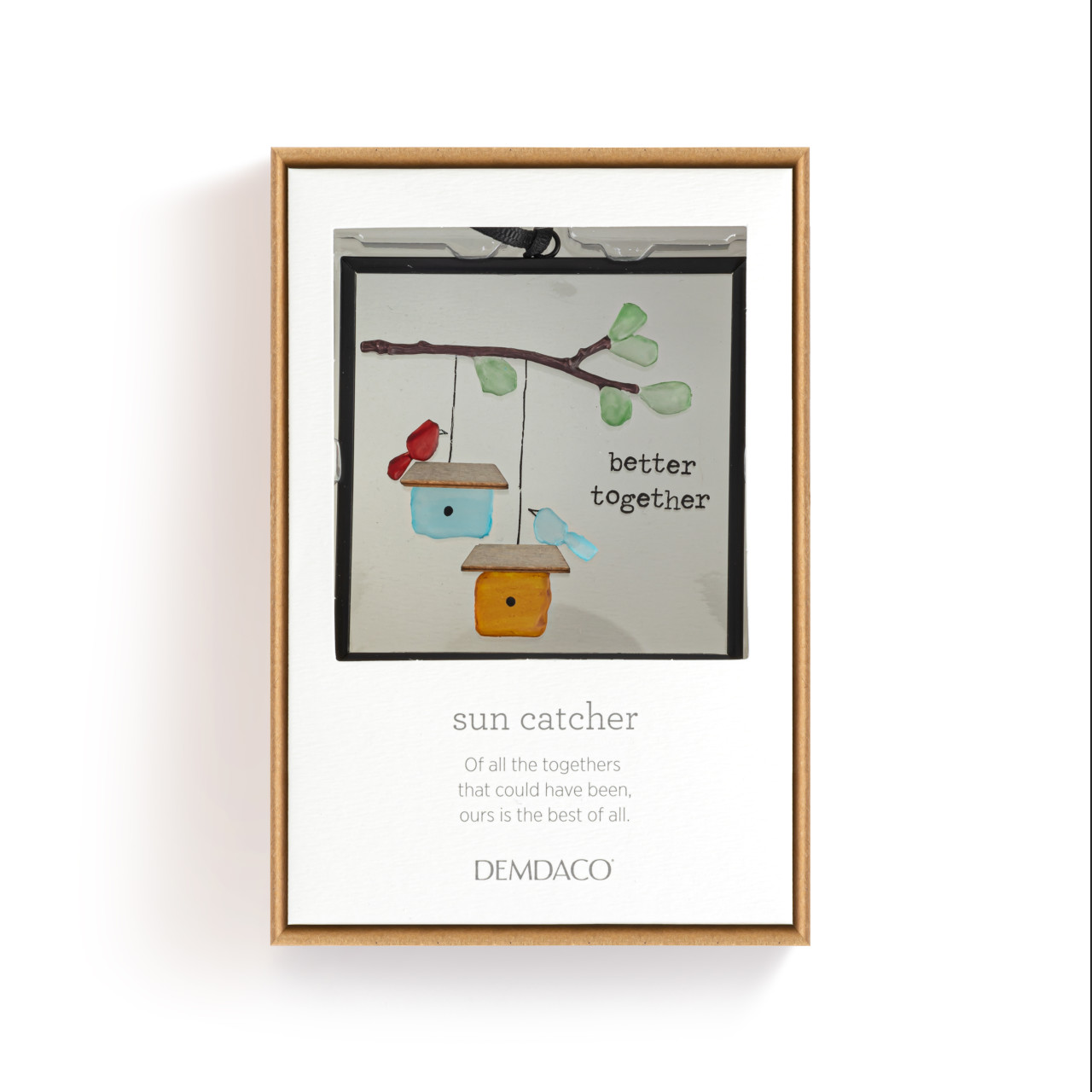 Better Together Birds Suncatcher - 3x3in thumbnail