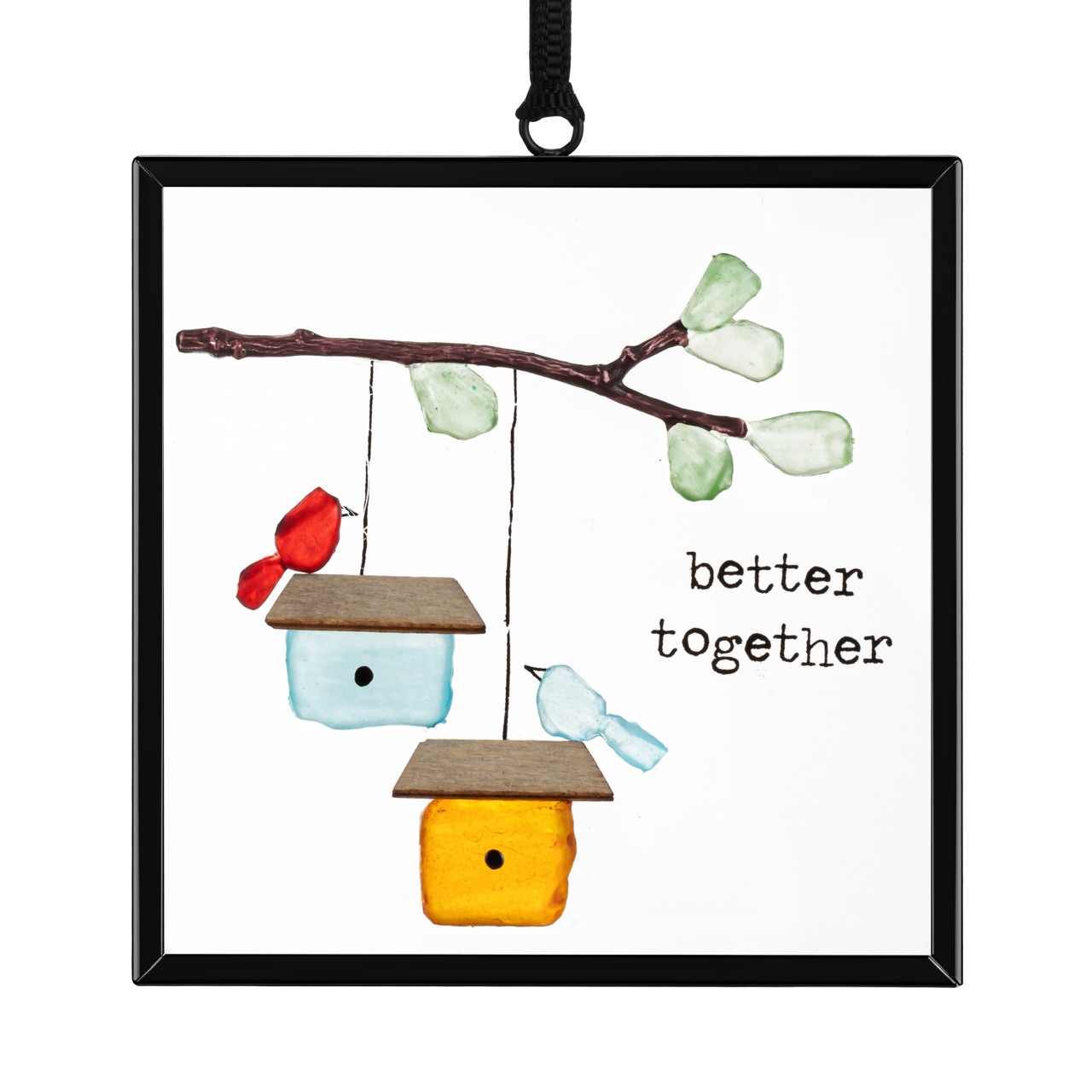 Better Together Birds Suncatcher - 3x3in thumbnail