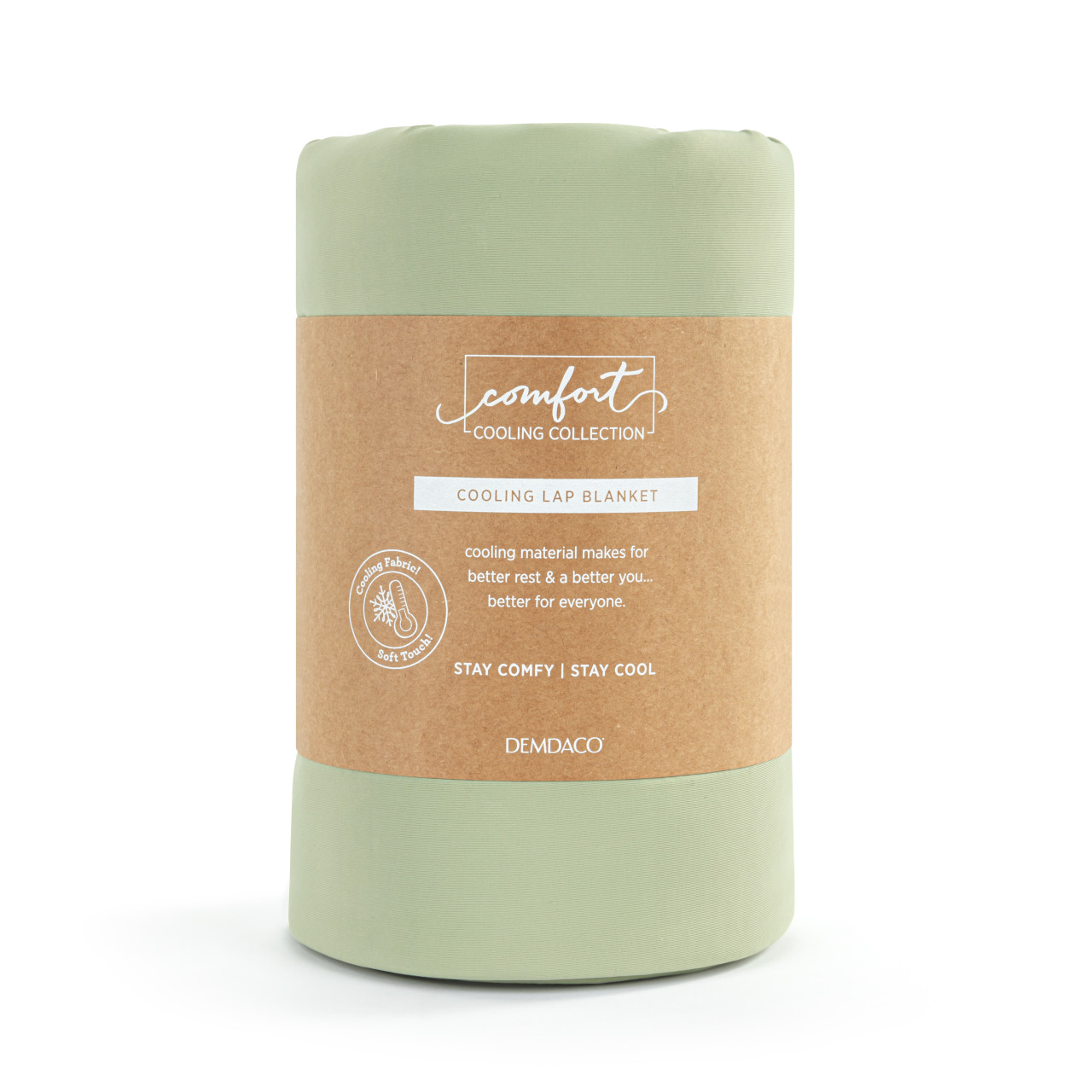 Green Weighted Cooling Lap Blanket 50x60in thumbnail