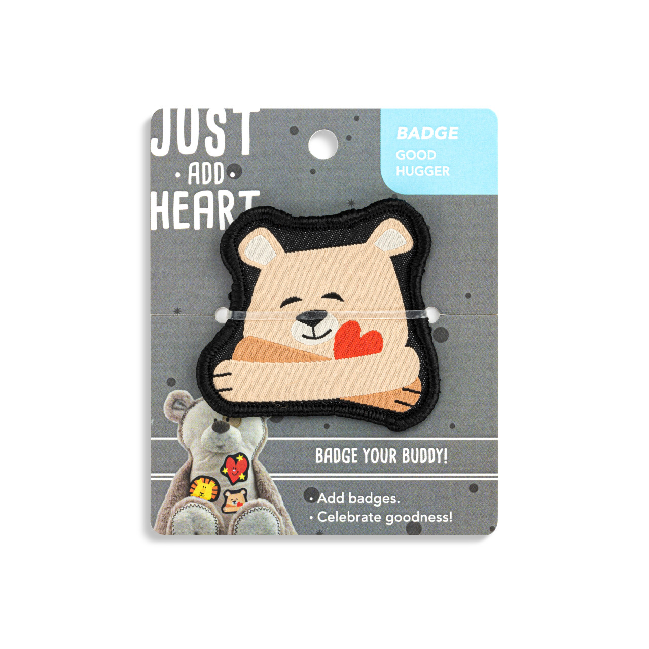 Beary Good Hugger Badge - 2in thumbnail