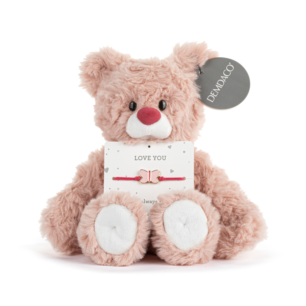 Love You Pink Bear - 6in thumbnail