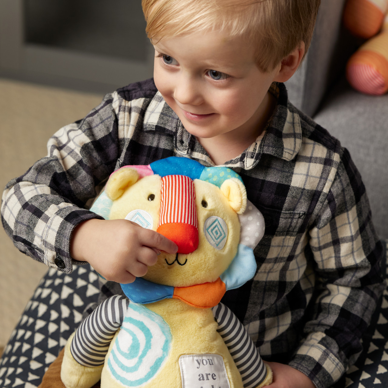 Noah's Ark Plush Lion - 8x14in thumbnail