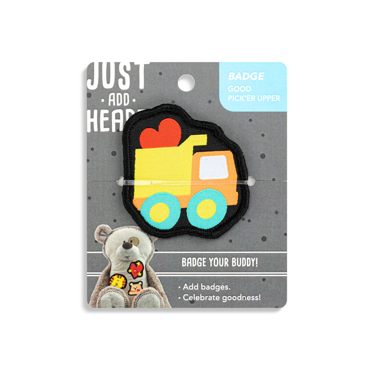 Beary Good Pick'Er Upper Badge - 2in thumbnail