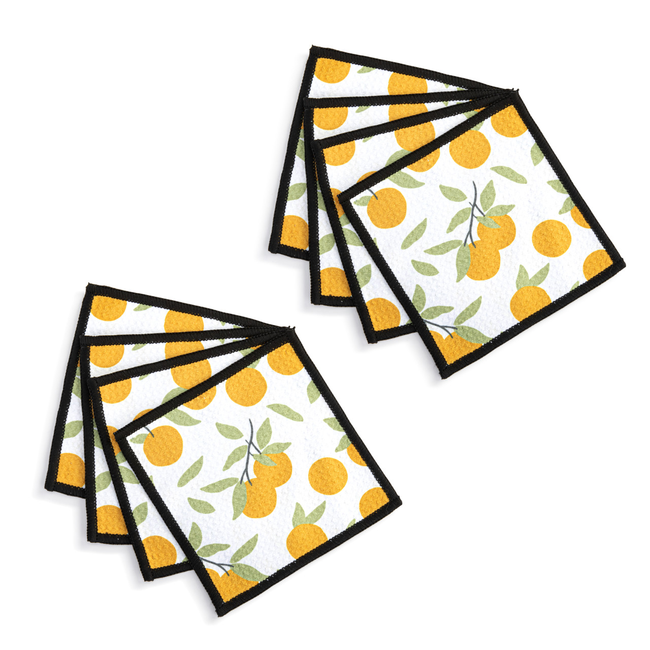 Citrus Orange Absorbent Cocktail Napkins Set of 8 thumbnail