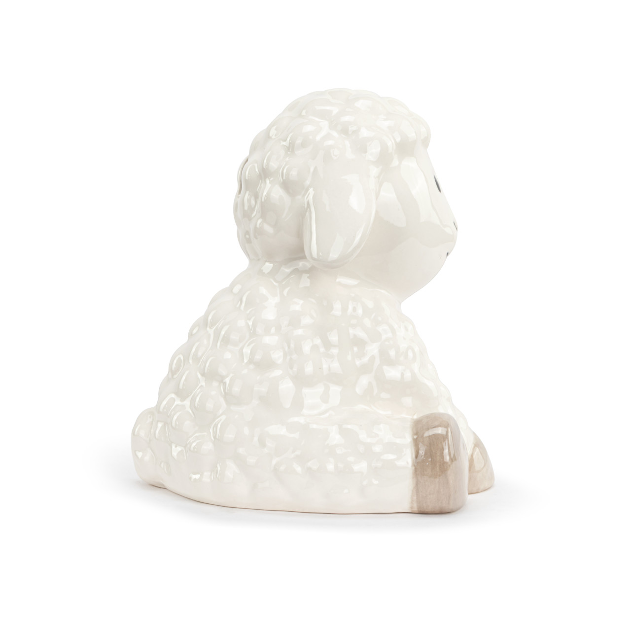 Ceramic Lamb Bank - 6x6.5x6in thumbnail