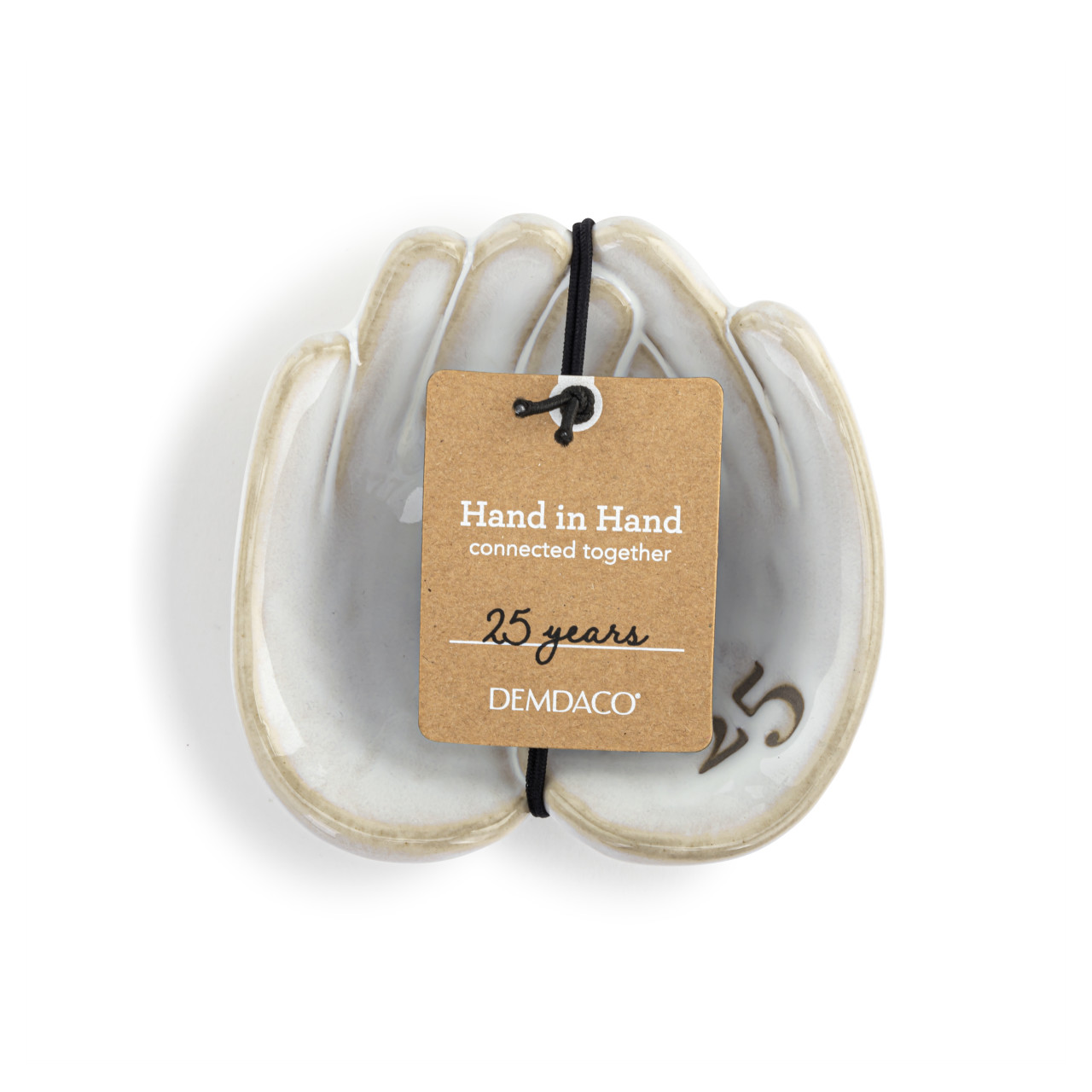 Hand in Hand 25 Years Wall Art - 4.5in thumbnail