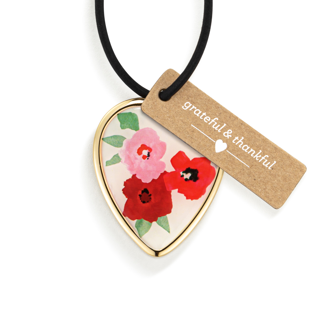 So Thankful for You Heart Vase Tag - 5in thumbnail