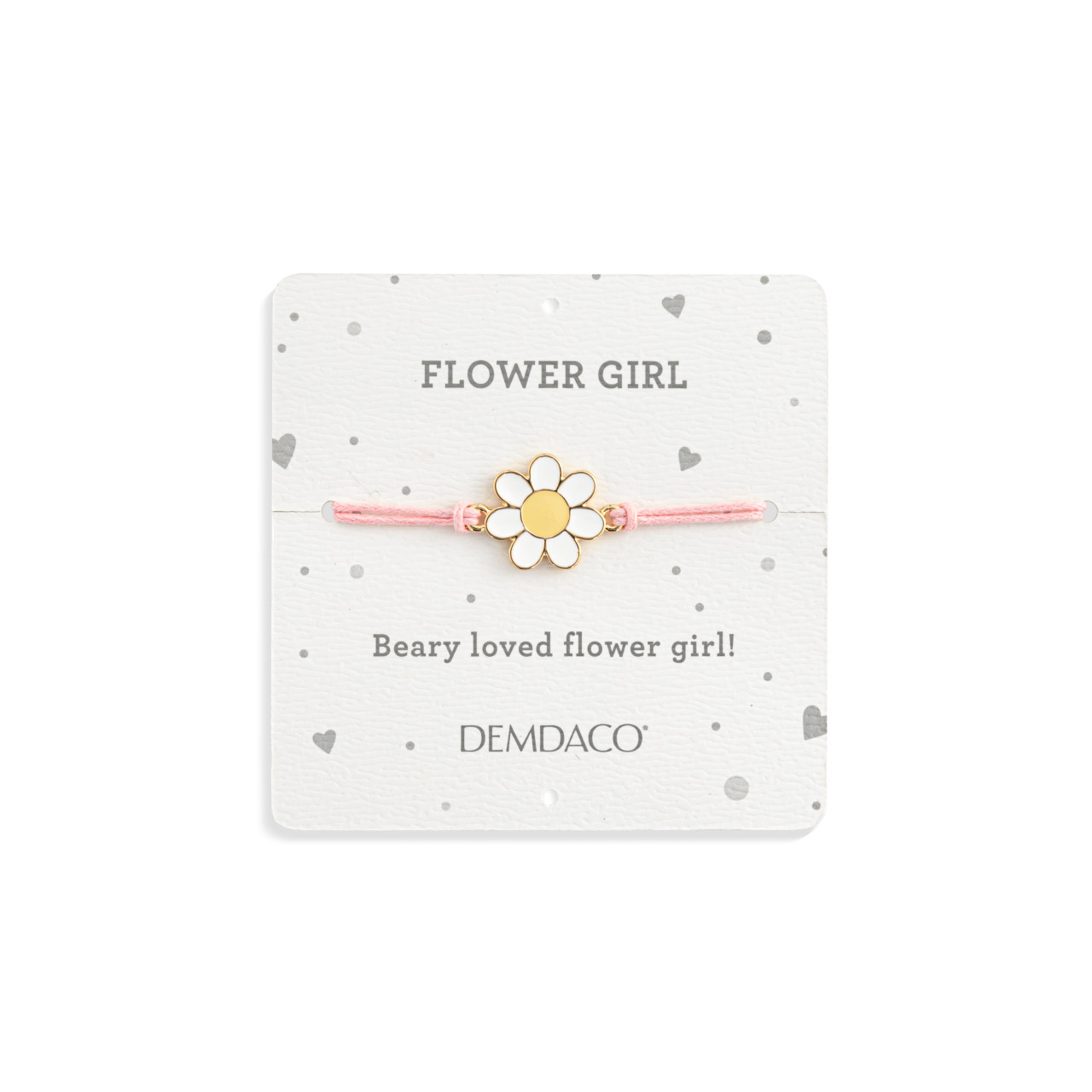 Flower Girl Pink Bear - 6in thumbnail