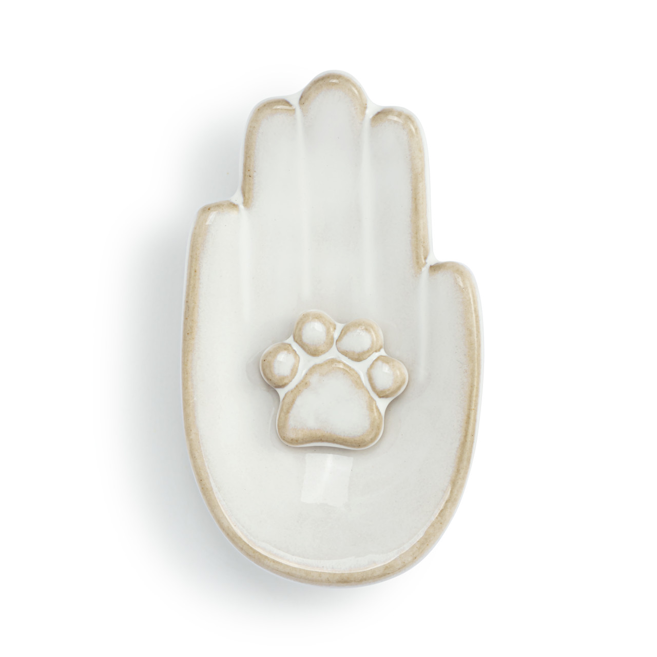 Hand in Hand Pet Trinket Dish - 2x4in thumbnail
