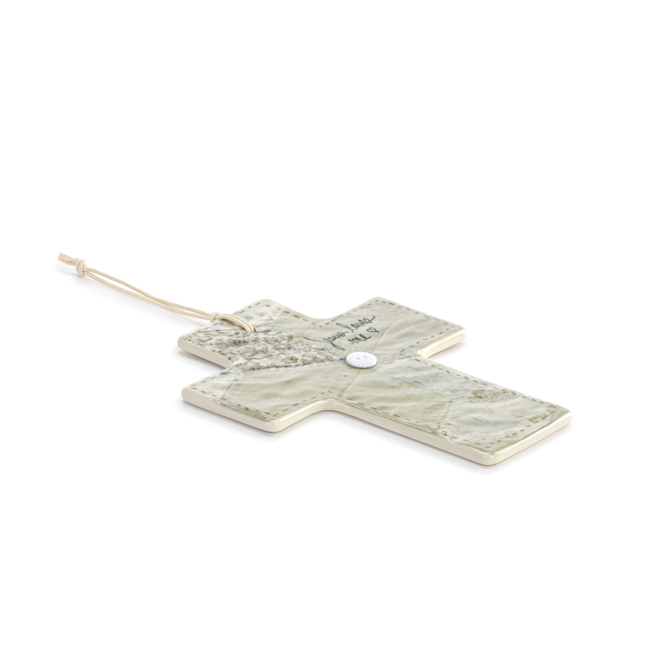 Jesus Loves Me Wall Cross - 5x6.5in thumbnail