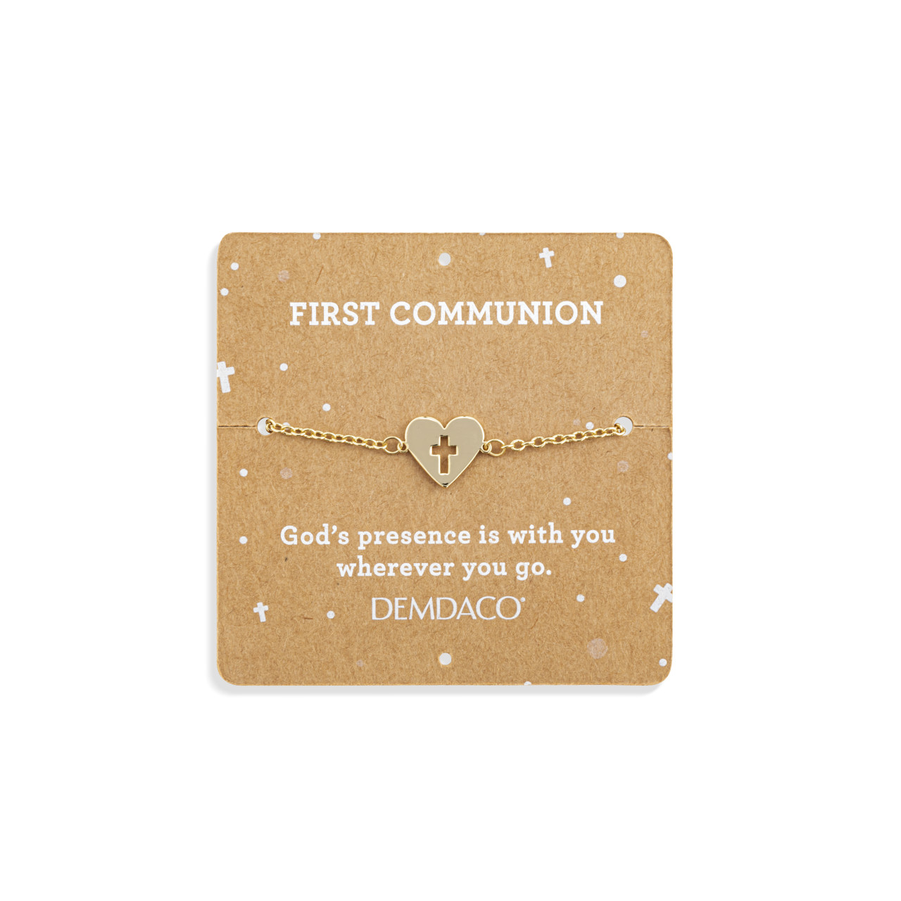My First Communion Lamb + Bracelet - 8in thumbnail
