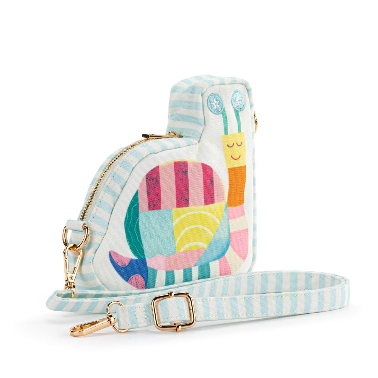 Plush Snail Crossbody - 1.75x6.6x6.5in thumbnail